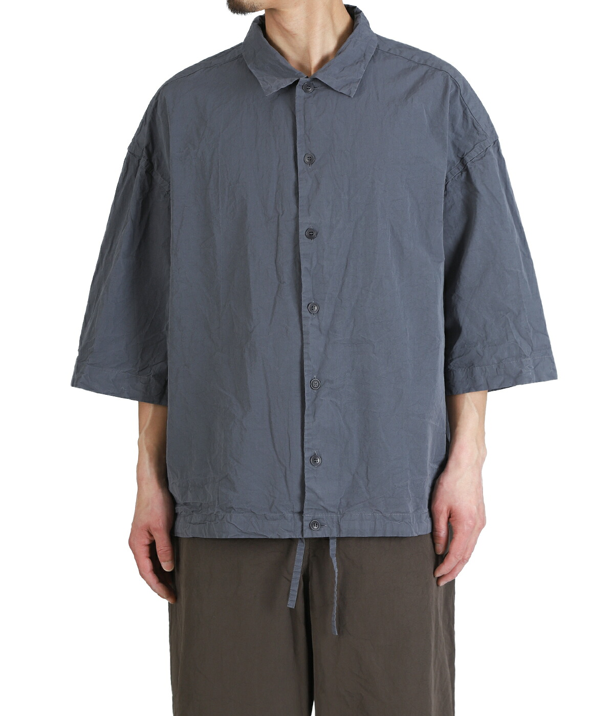 CASEY CASEY CASEY CASEY / ケイシー ケイシー ： MILI VOLUME SHIRT