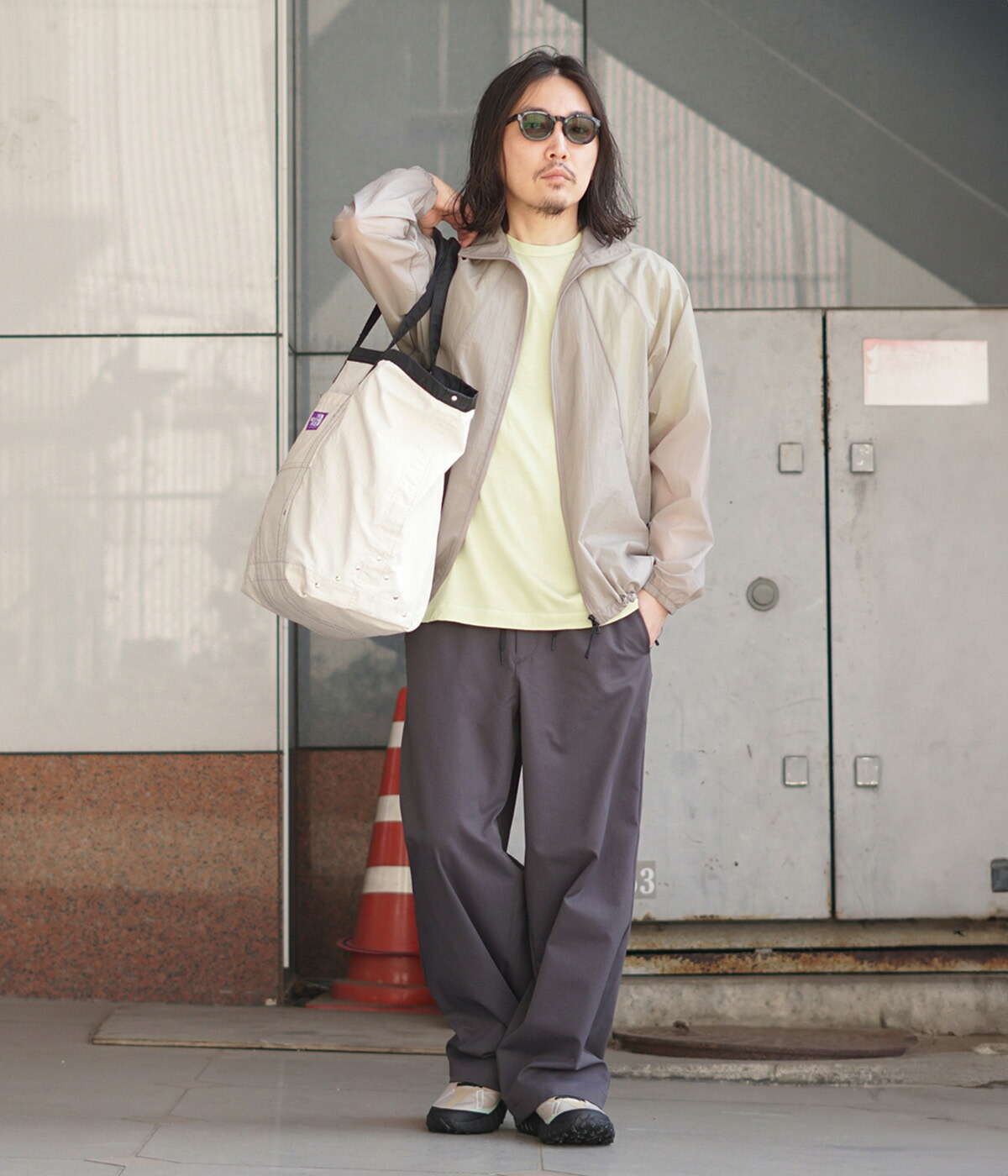 値下げ‼️ 程度良好 クリーニング処理済み Gold WIN 上下 GOLDWIN（ゴールドウイン） ： Garment Dyed Wool T-shirt / 全3色