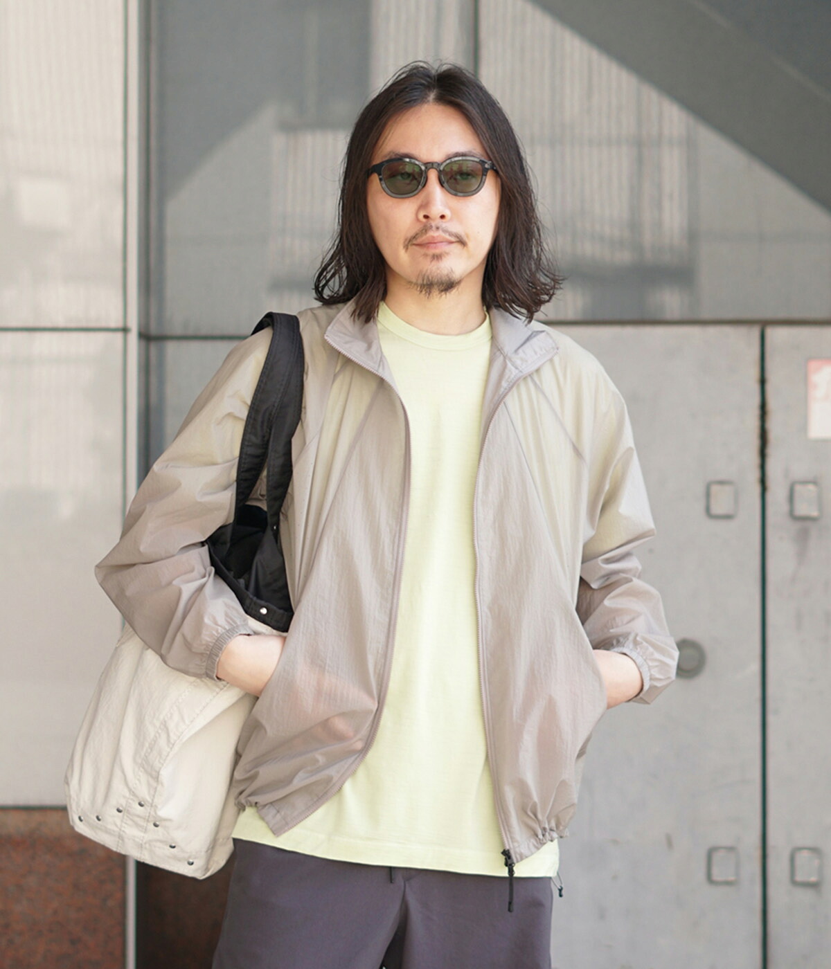 値下げ‼️ 程度良好 クリーニング処理済み Gold WIN 上下 GOLDWIN（ゴールドウイン） ： Garment Dyed Wool T-shirt / 全3色