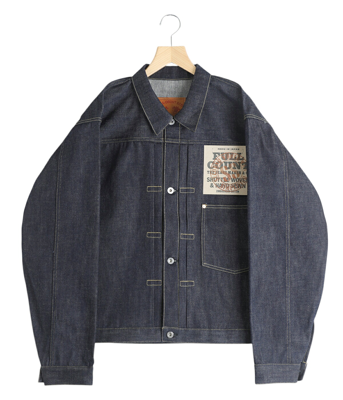 FULLCOUNT（フルカウント） ： WWII Model 11.5oz Denim Jacket (Raw