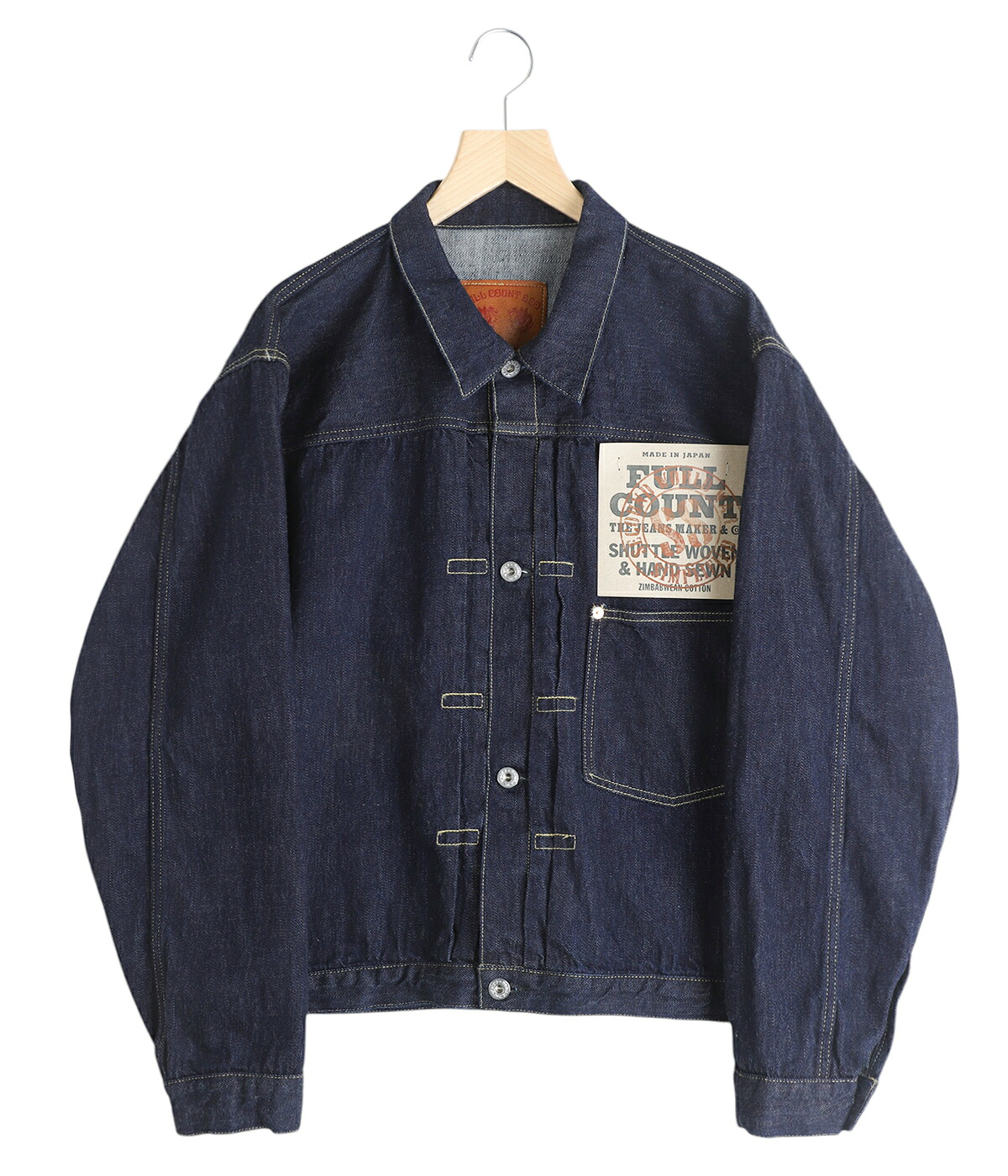 FULLCOUNT（フルカウント） ： WWII Model 11.5oz Denim Jacket (One