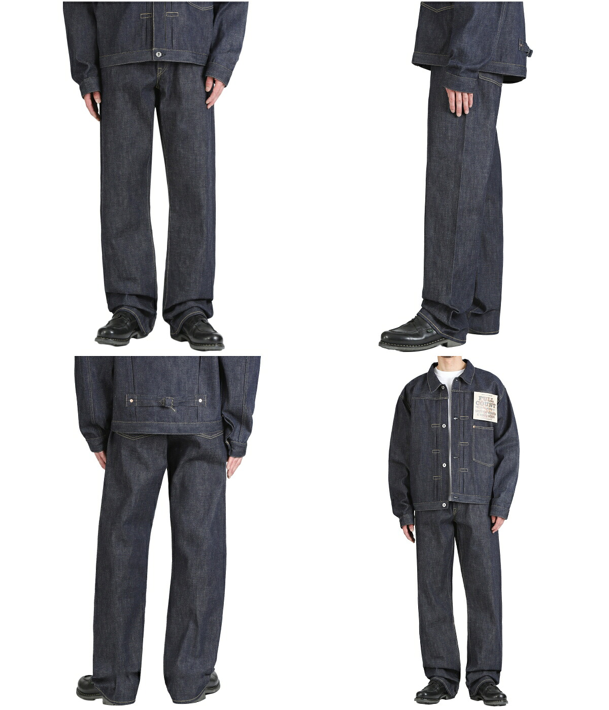 FULLCOUNT（フルカウント） ： WWII Model 11.5oz Denim Pants (Raw