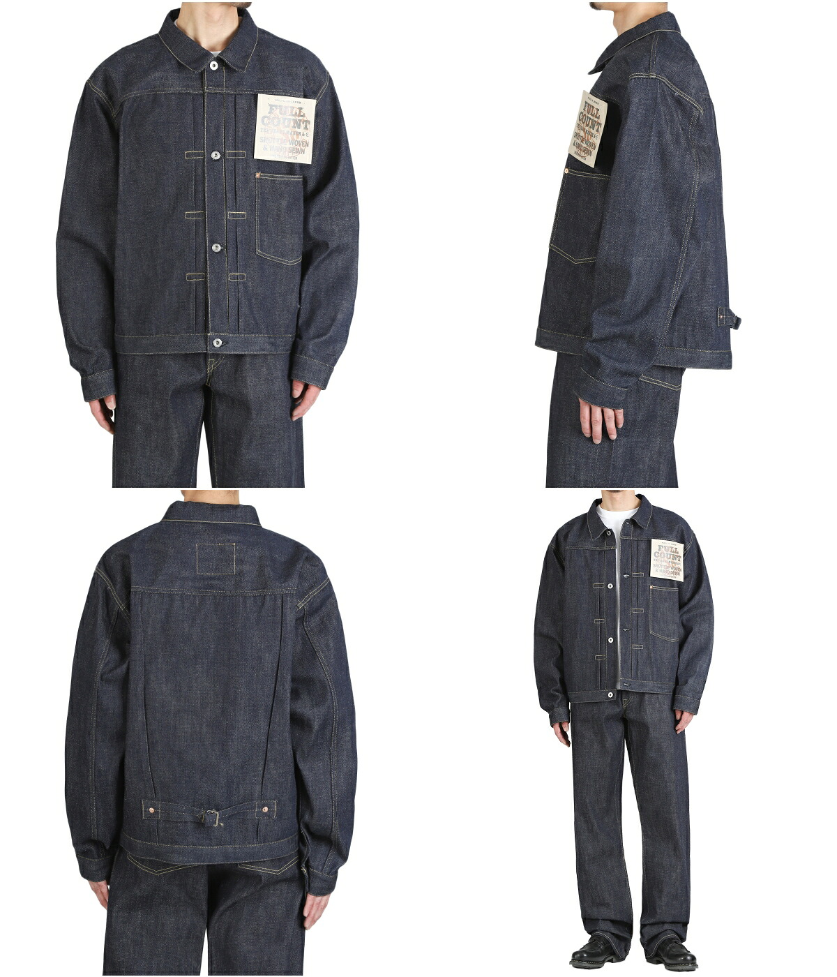 FULLCOUNT（フルカウント） ： WWII Model 11.5oz Denim Jacket (Raw
