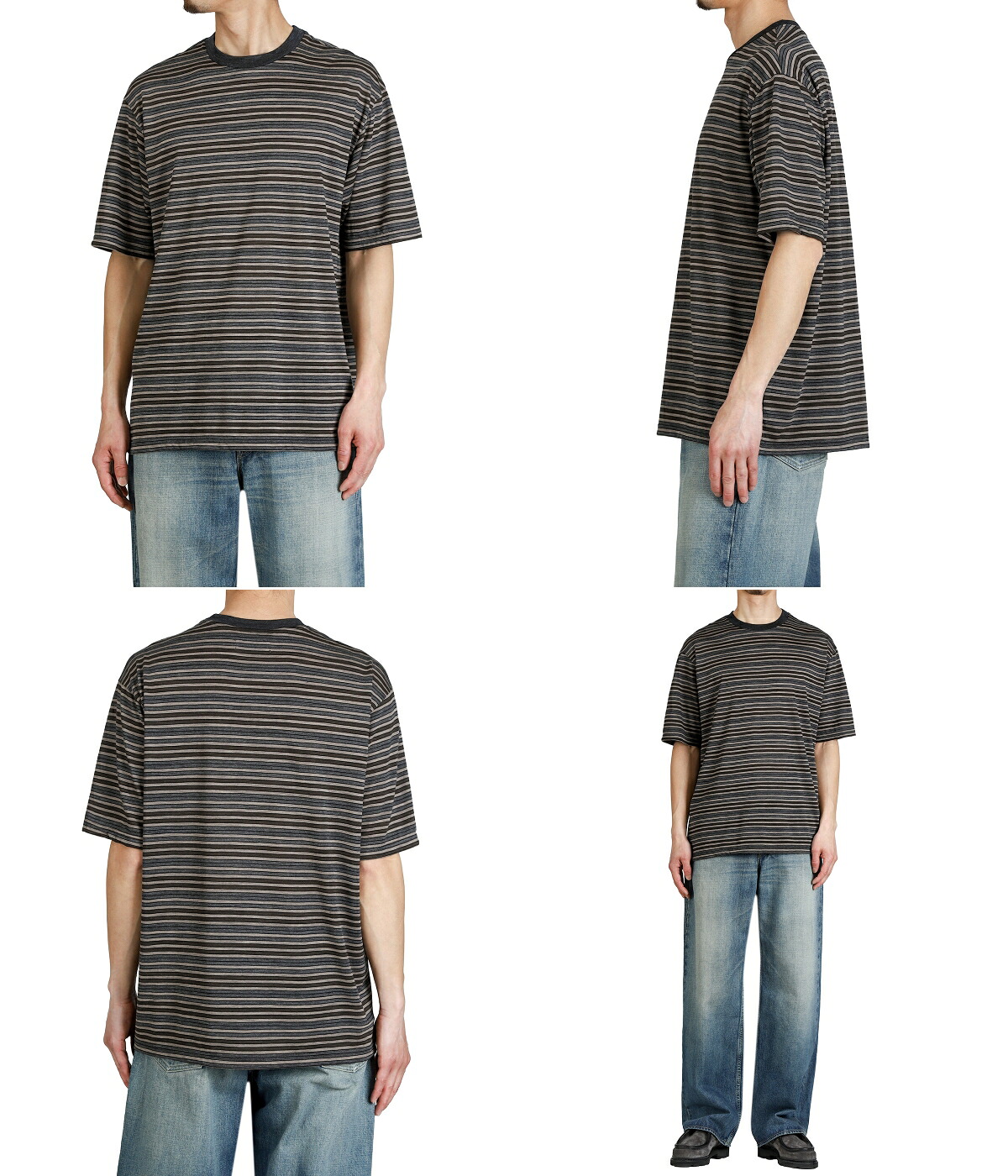 marka（マーカ） ： CREW NECK TEE -SUPER 120s WASHABLE WOOL SINGLE