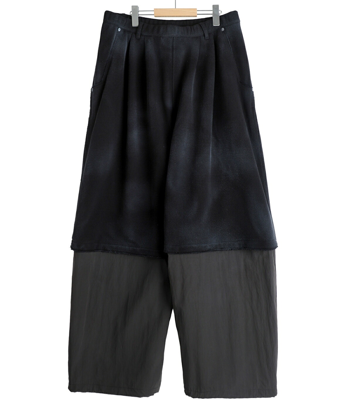 PASTOR NOVA / パストルノヴァ ： RAW EDGE DETACHABLE PANTS IV B1006