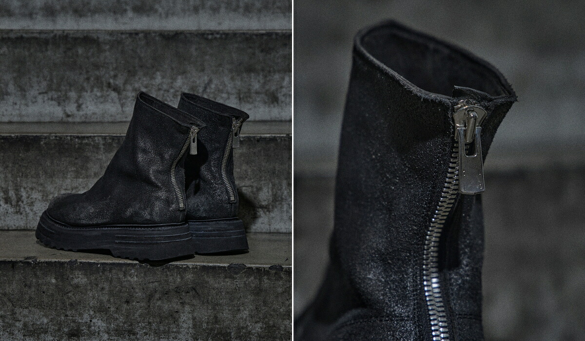 GUIDI（グイディ） ： [別注]BACK ZIP BOOTS ： ONLYARK-5-2509 