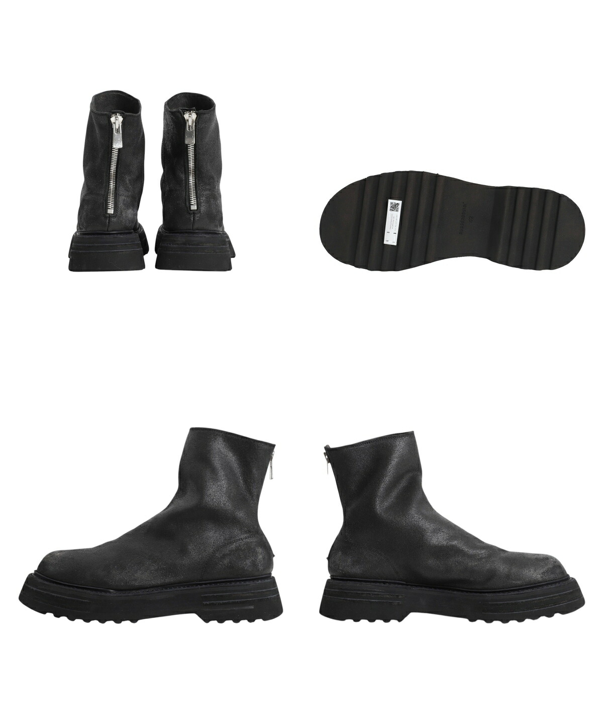 GUIDI（グイディ） ： 別注 BACK ZIP BOOTS ： ONLYARK-5-2509