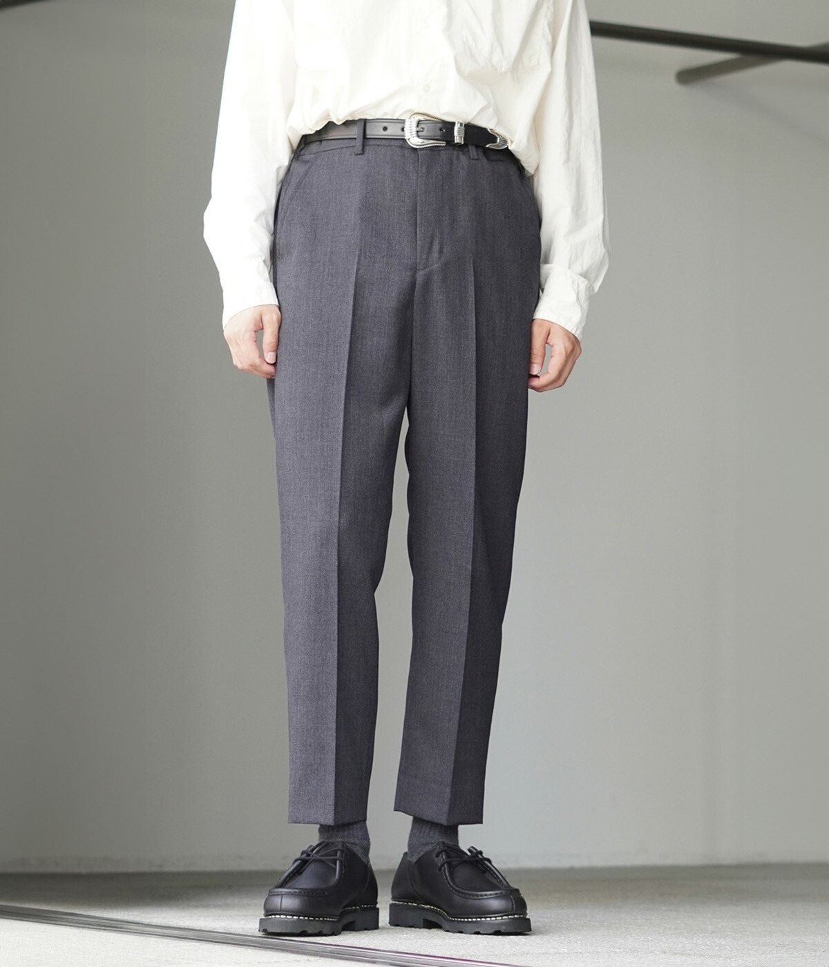 TORY LEATHER（トリーレザー） ： NICKEL 3-PIECE SILVER BUCKLE