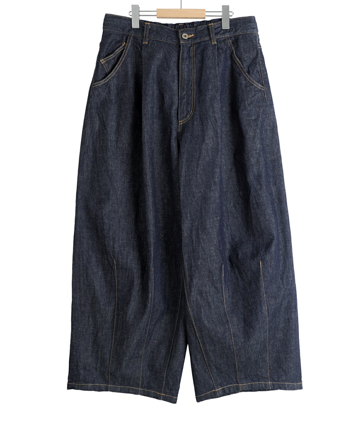 is-ness（イズネス） ： 5-Pocket Balloon Pants (Enzyme Wash 