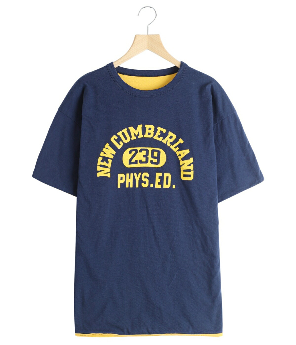 Champion RIPSAW 70 Tシャツ ブルー イエロー Champion（チャンピオン） 【10%OFF】Champion / チャンピオン ： USN