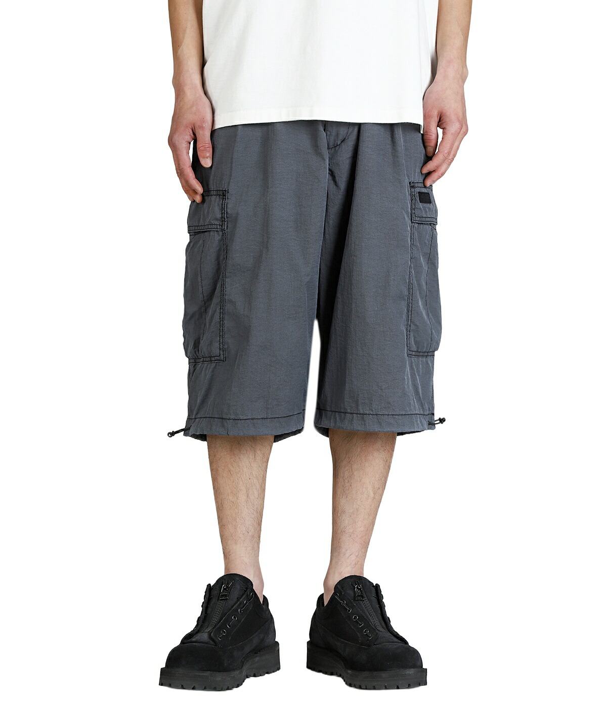 WILD THINGS（ワイルドシングス） ： DOUBLE DYED NYLON CARGO SHORTS