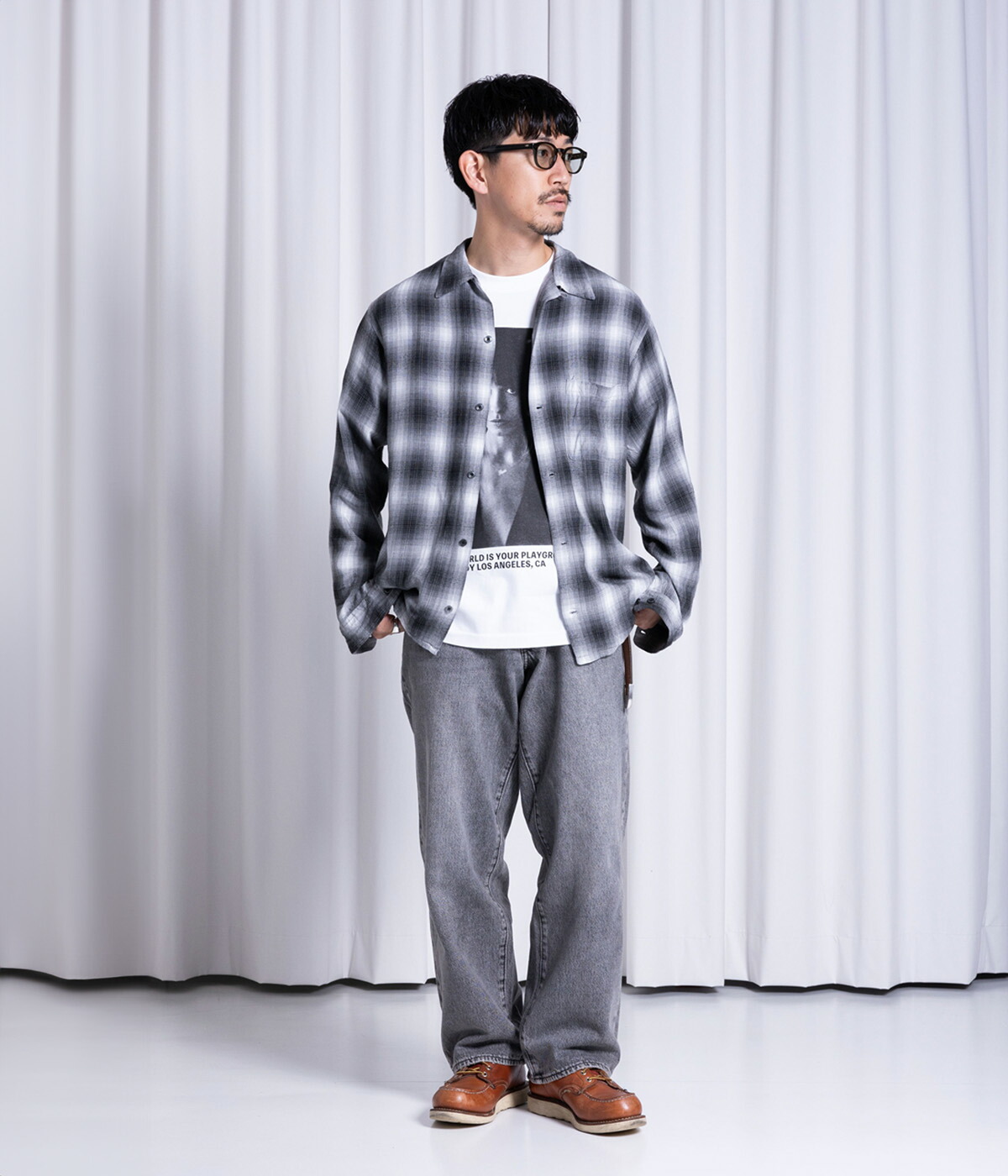 TOWN CRAFT / タウンクラフト ： 別注 60s LOOP COLLAR SHIRT ONLYARK
