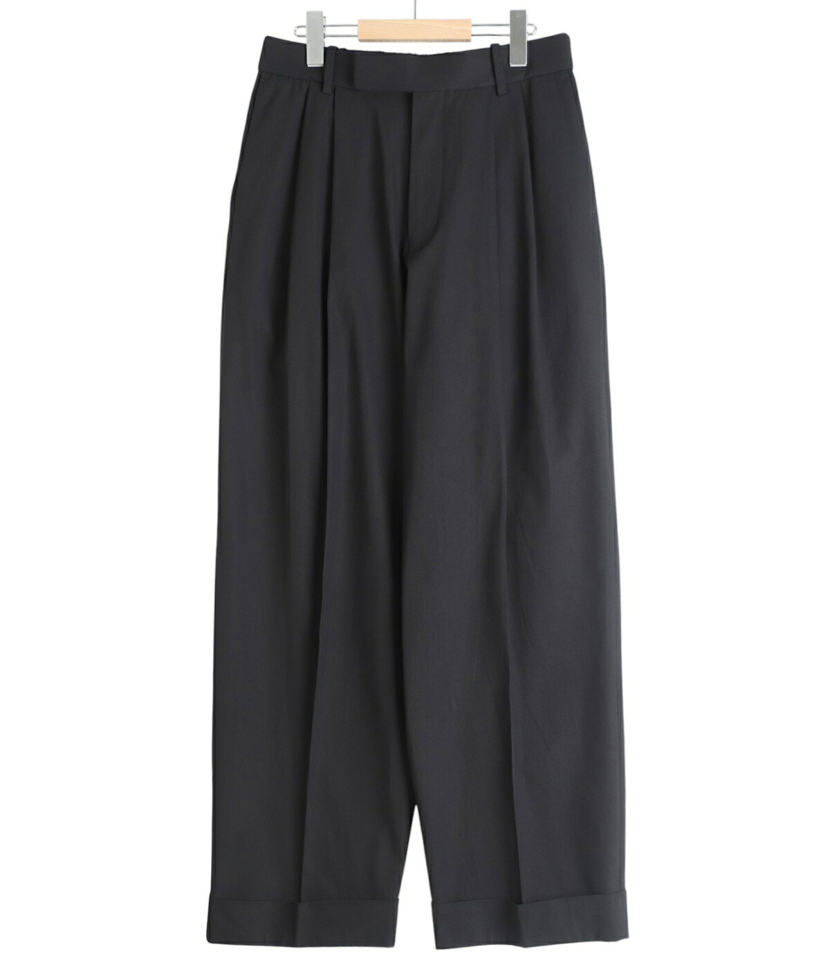 markaware(マーカウェア) : DOUBLE PLEATED SEMI EASY TROUSERS markaware(マーカウェア) : DOUBLE PLEATED SEMI EASY TROUSERS