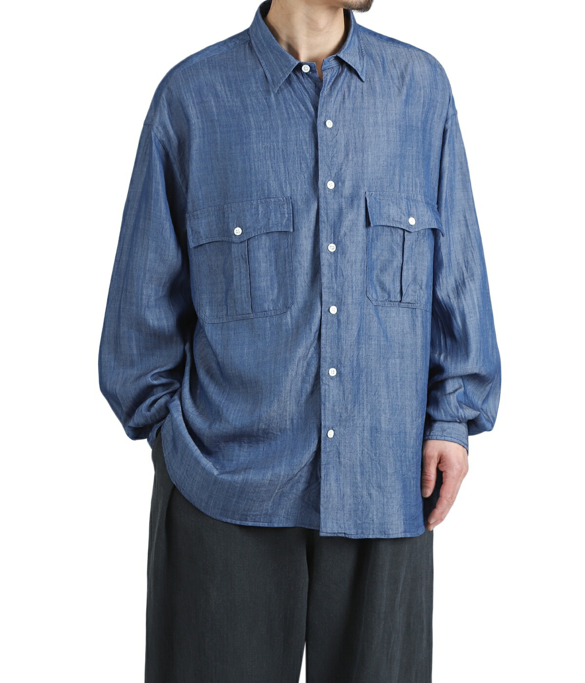 PORTER CLASSIC（ポータークラシック） ： ROLL UP BOTANICAL SHIRT