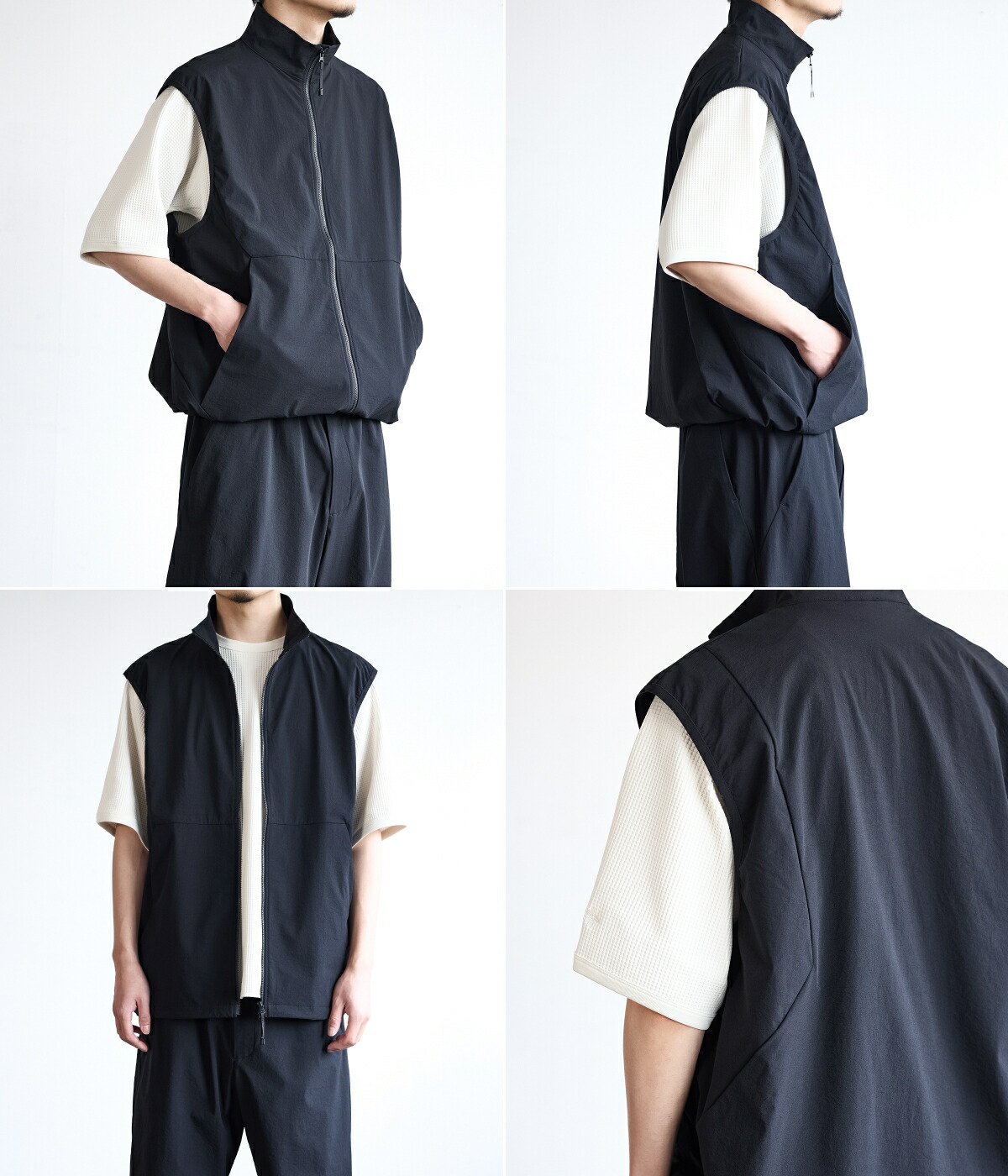 GOLDWIN（ゴールドウイン） ： 別注 KODENSHI Stretch Weave Vest / 全