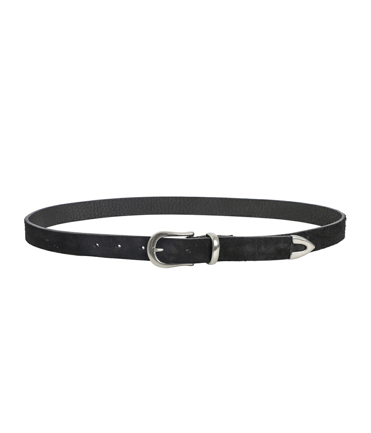 MINEDENIM（マインデニム） ： Thick Velour Western Belt ： LBT-018