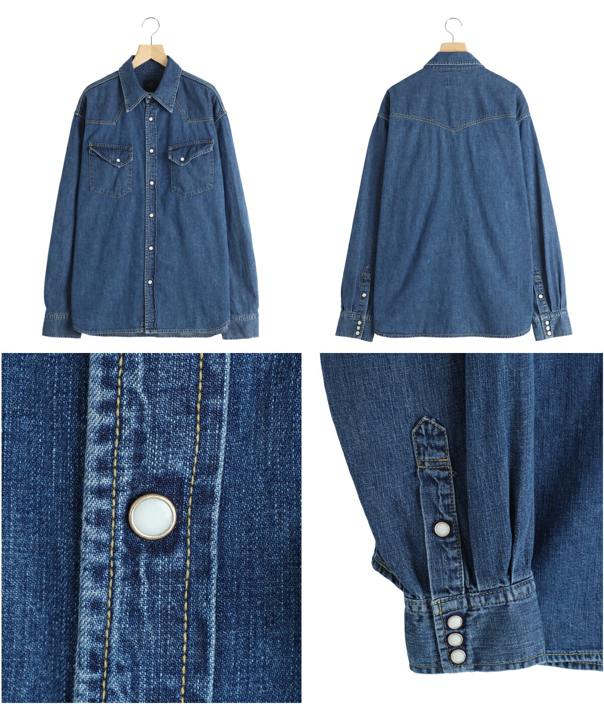 REMI RELIEF NAVY LABEL / レミレリーフ ネイビーレーベル ： デニム