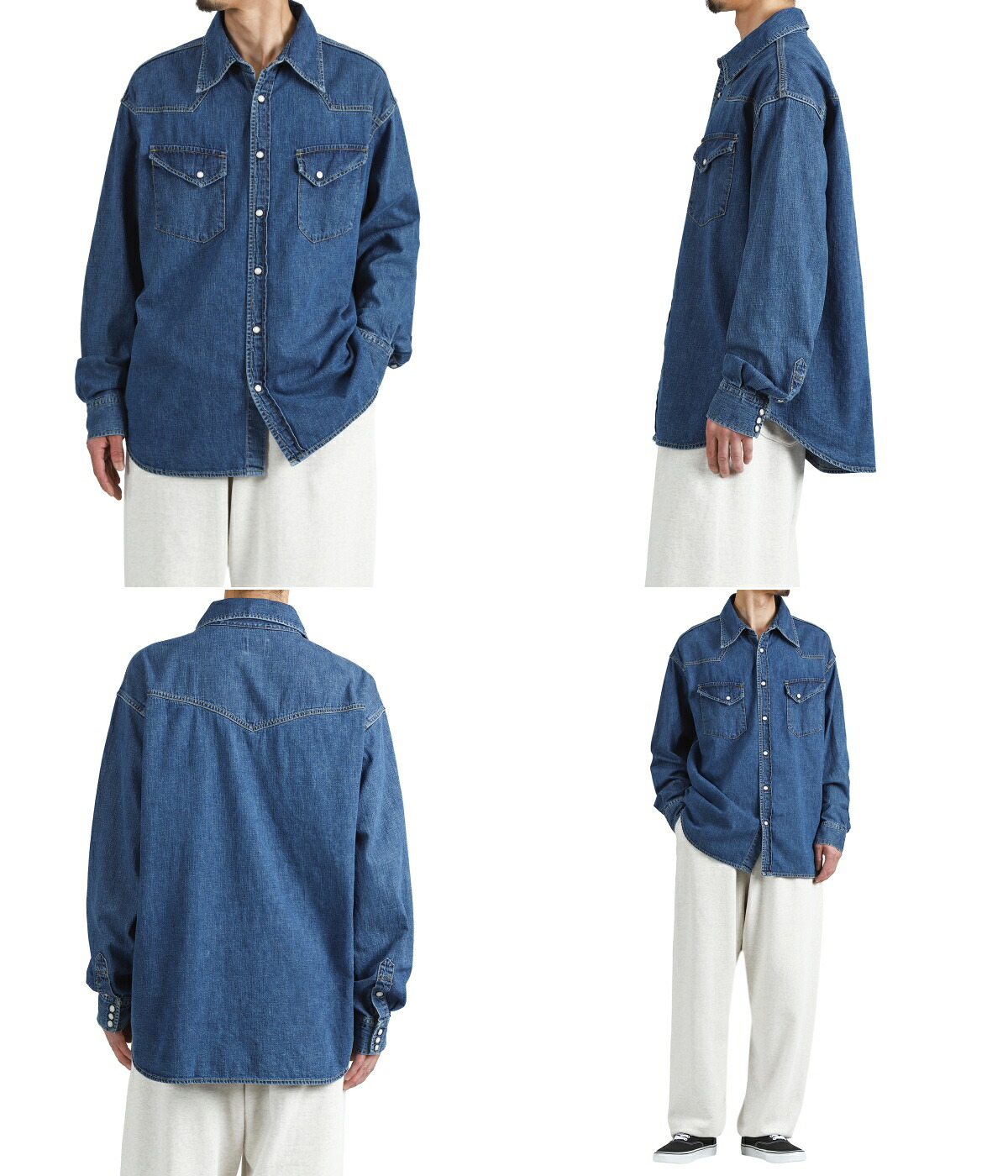 REMI RELIEF NAVY LABEL / レミレリーフ ネイビーレーベル ： デニム