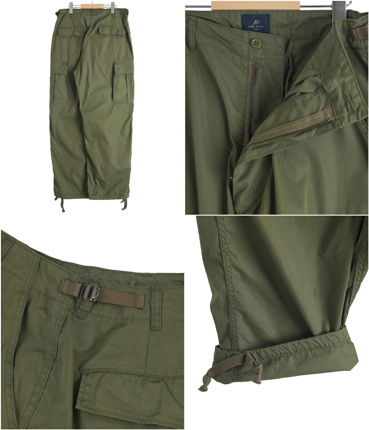 REMI RELIEF NAVY LABEL / レミレリーフ ネイビーレーベル ： カーゴ