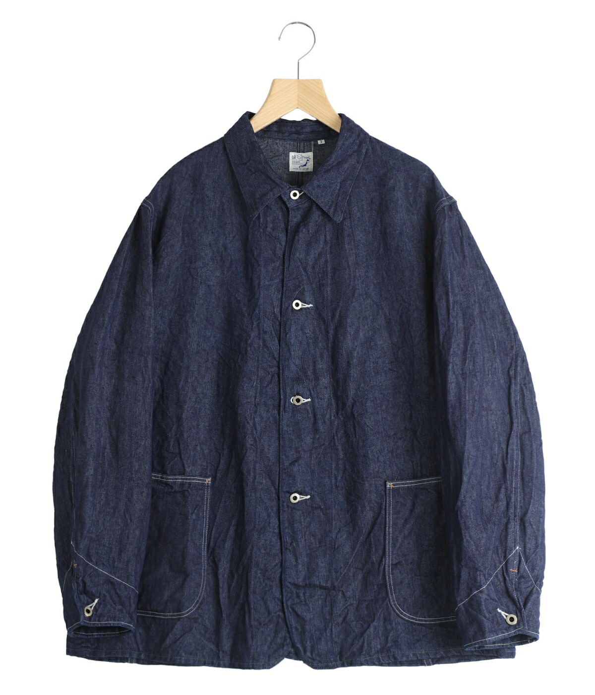 orSlow（オアスロウ） ： WWII 40'S LINEN DENIM COVERALL ： 01-6250