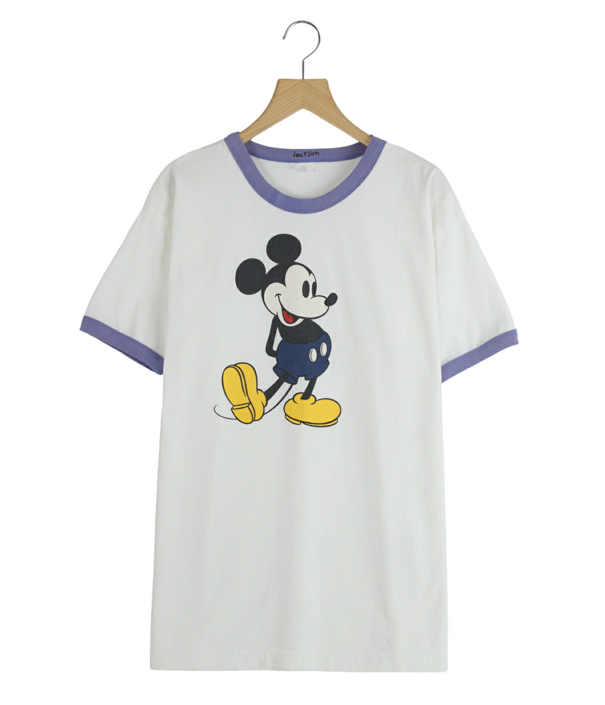 JACKSON MATISSE（ジャクソンマティス） ： MickeyMouse Ringer Tee