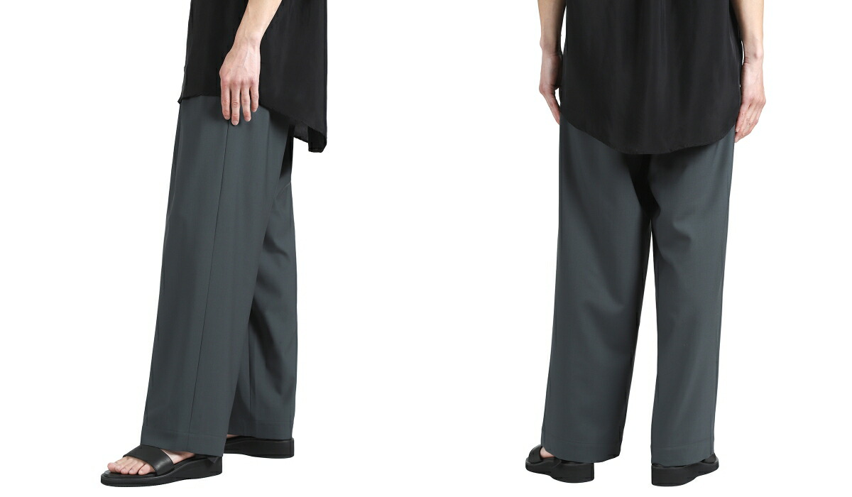 markaware（マーカウェア） ： TRIPLE PLEATED EASY TROUSERS / 全3色
