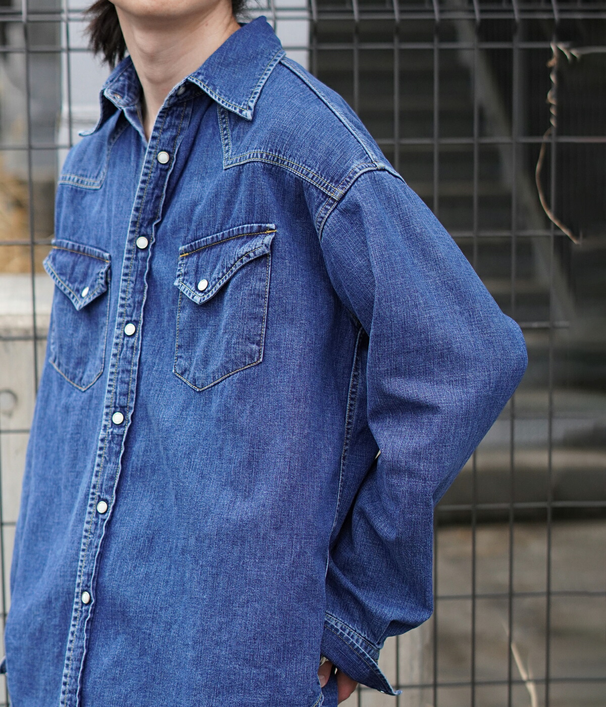 REMI RELIEF NAVY LABEL / レミレリーフ ネイビーレーベル ： デニム
