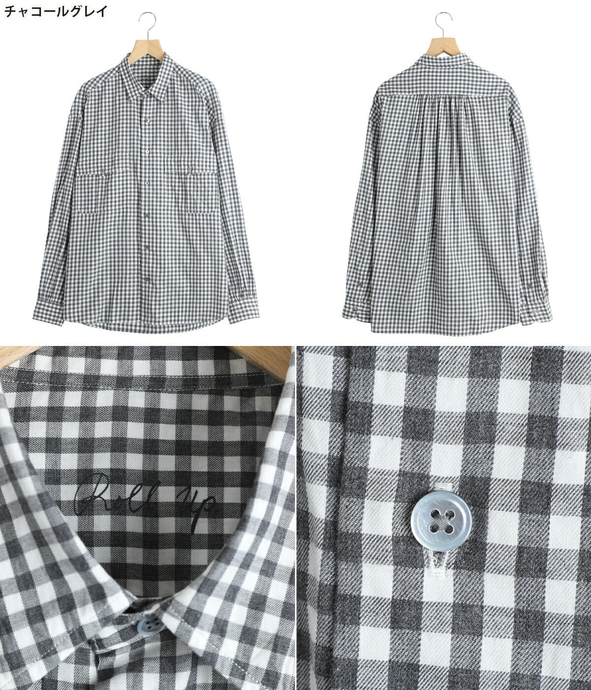 PORTER CLASSIC（ポータークラシック） ： ROLL UP HEATHER GINGHAM