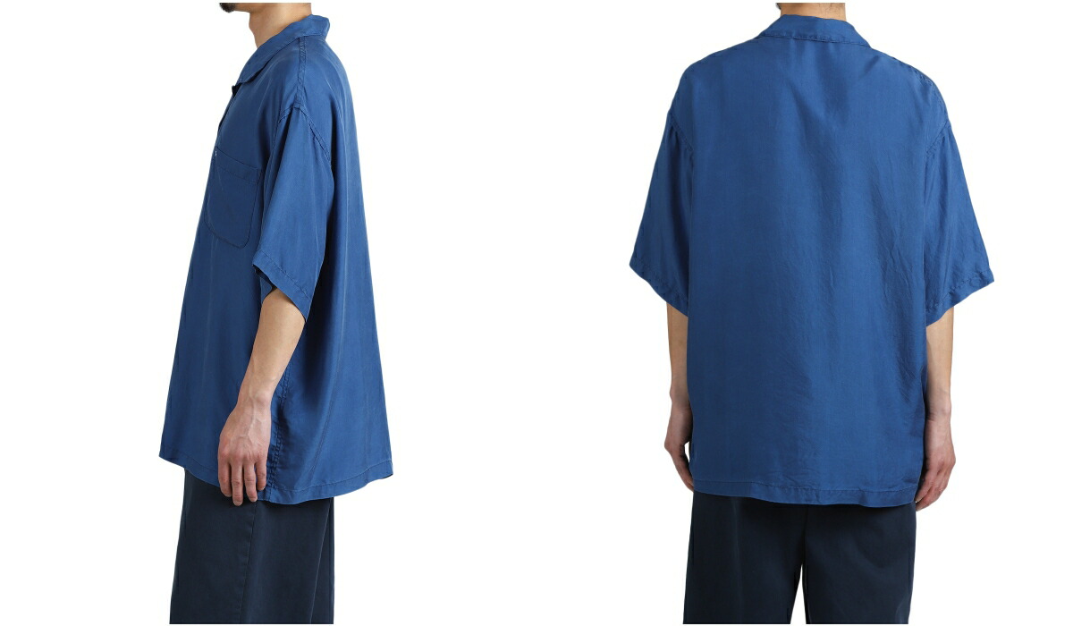 PORTER CLASSIC（ポータークラシック） ： H/W INDIGO SILK SHIRT / 全
