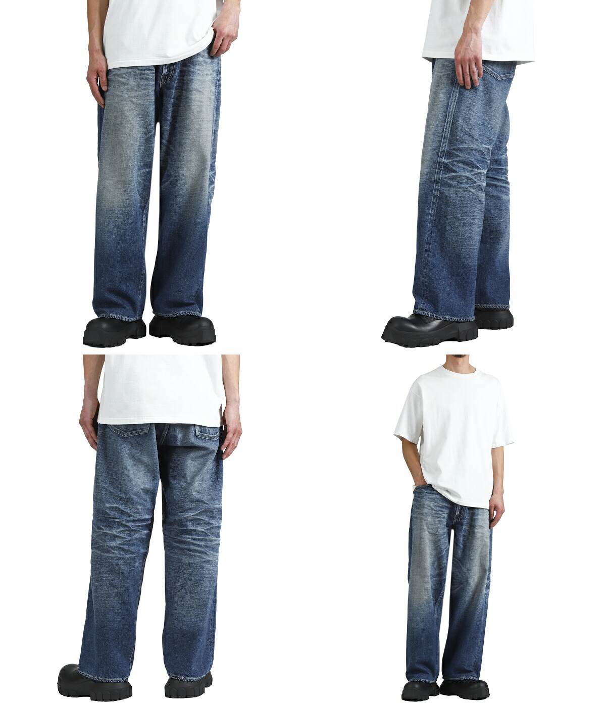 GOLD / ゴールド ： RECYCLED SUVIN COTTON YARN 11.5oz DENIM 5POCKET