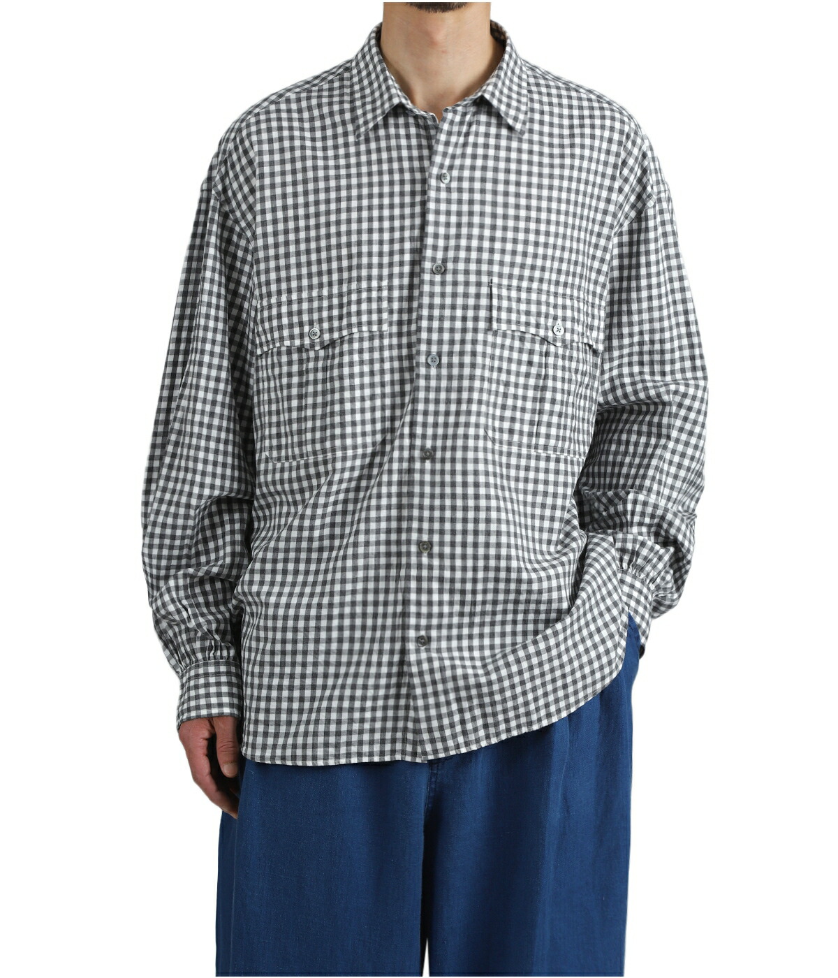 PORTER CLASSIC（ポータークラシック） ： ROLL UP HEATHER GINGHAM