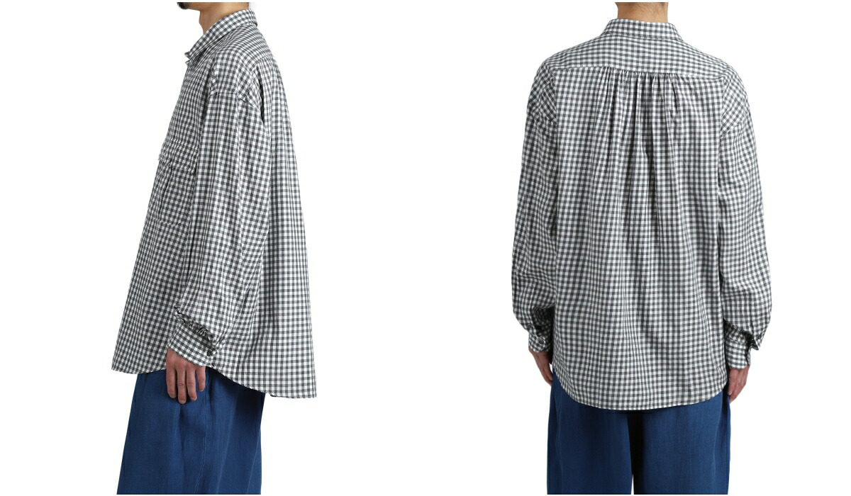 PORTER CLASSIC（ポータークラシック） ： ROLL UP HEATHER GINGHAM