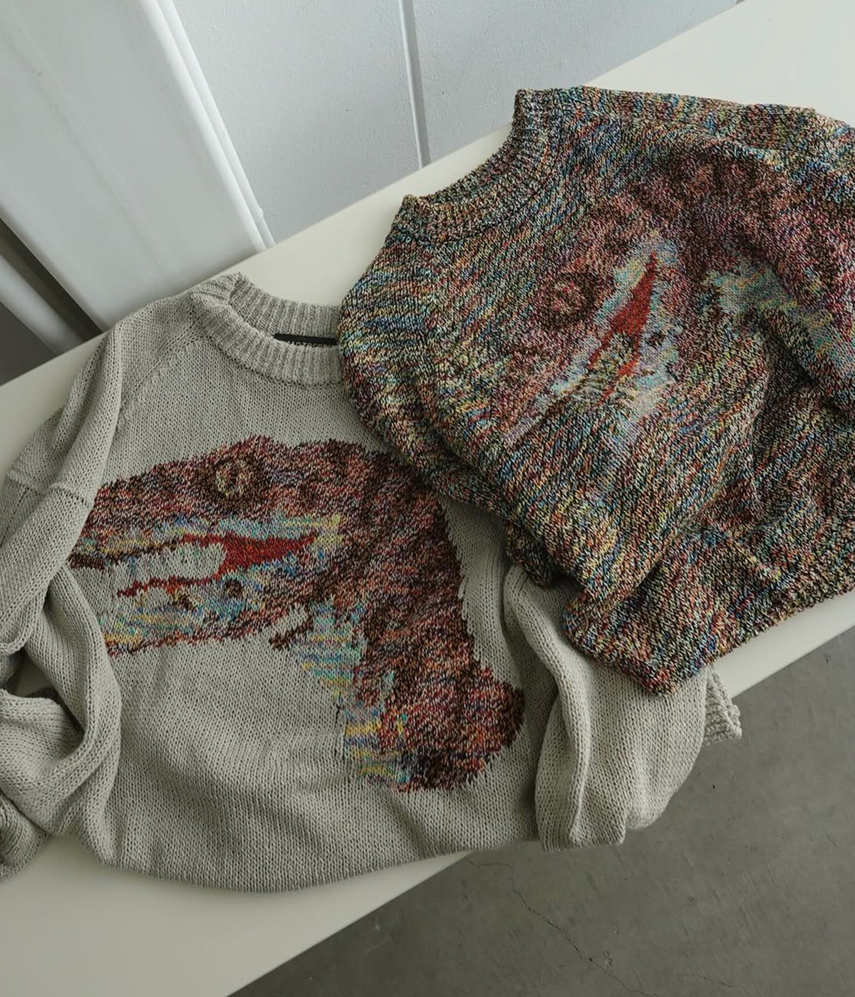 PHOTOCOPIEU（フォトコピュー） ： [レディース]DINO KNIT(CREMENCE