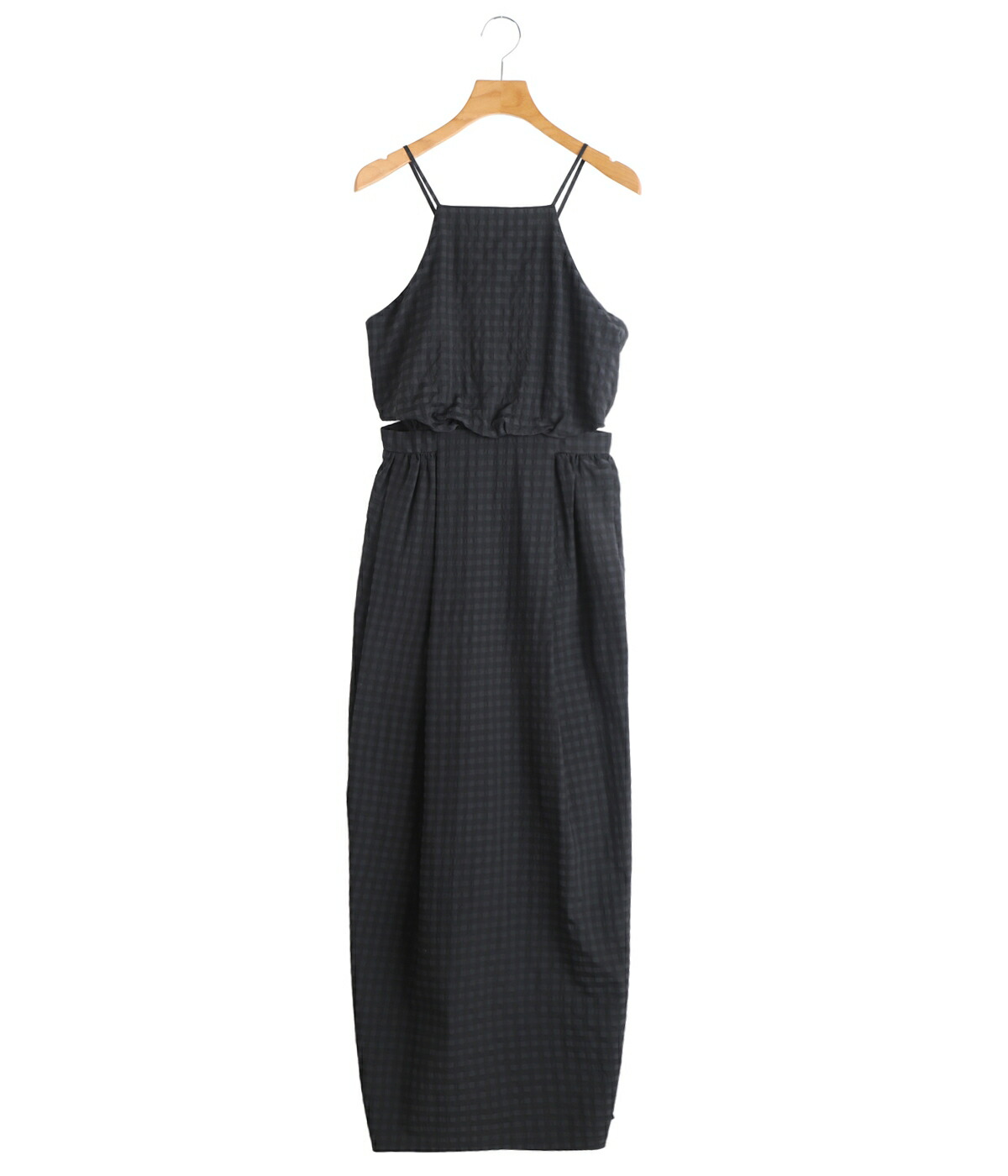 CLANE（クラネ） ： [レディース]SIDE HOLE COCOON CAMI ONEPIECE / 全