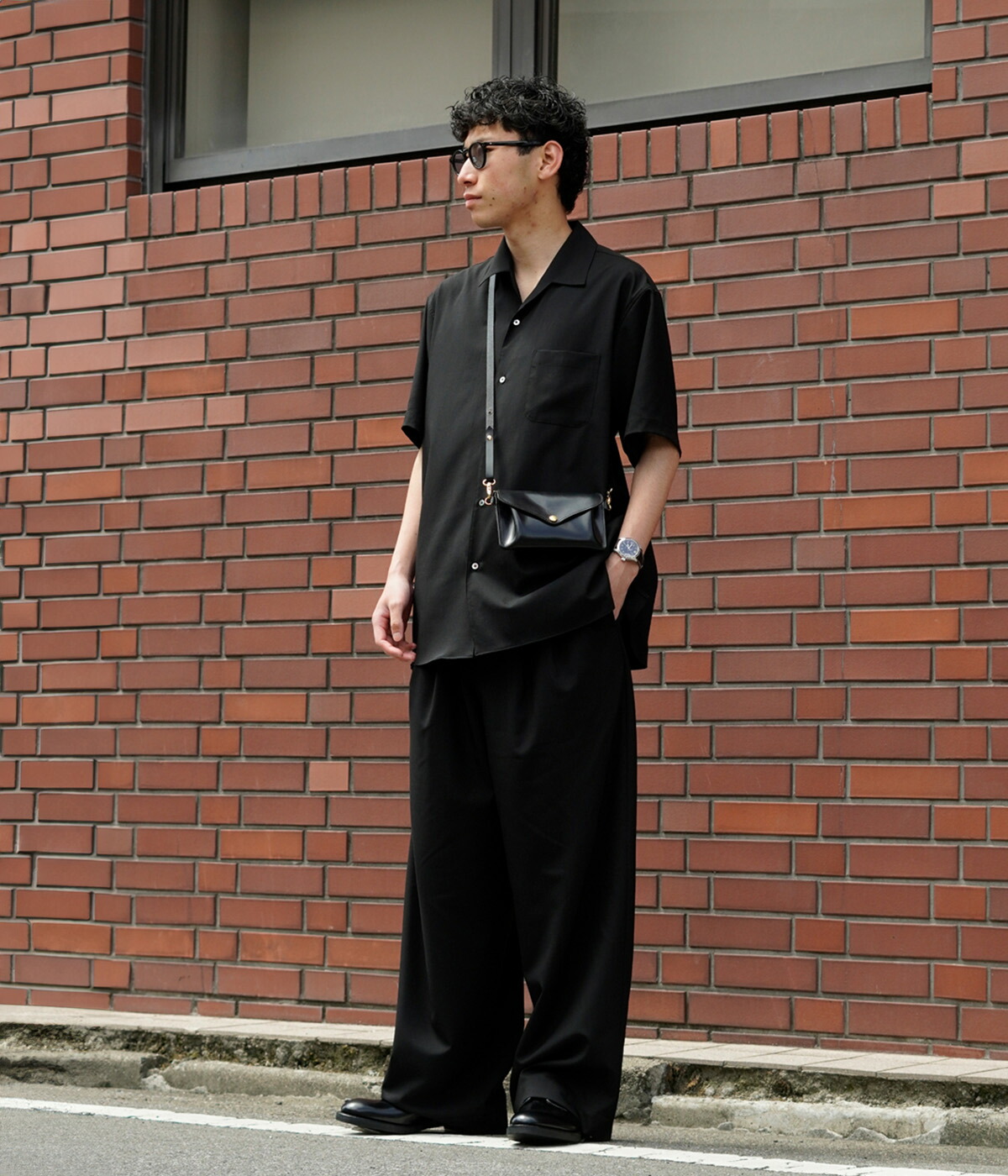 markaware（マーカウェア） ： ITALIAN OPEN COLLAR S/S SHIRT ORGANIC