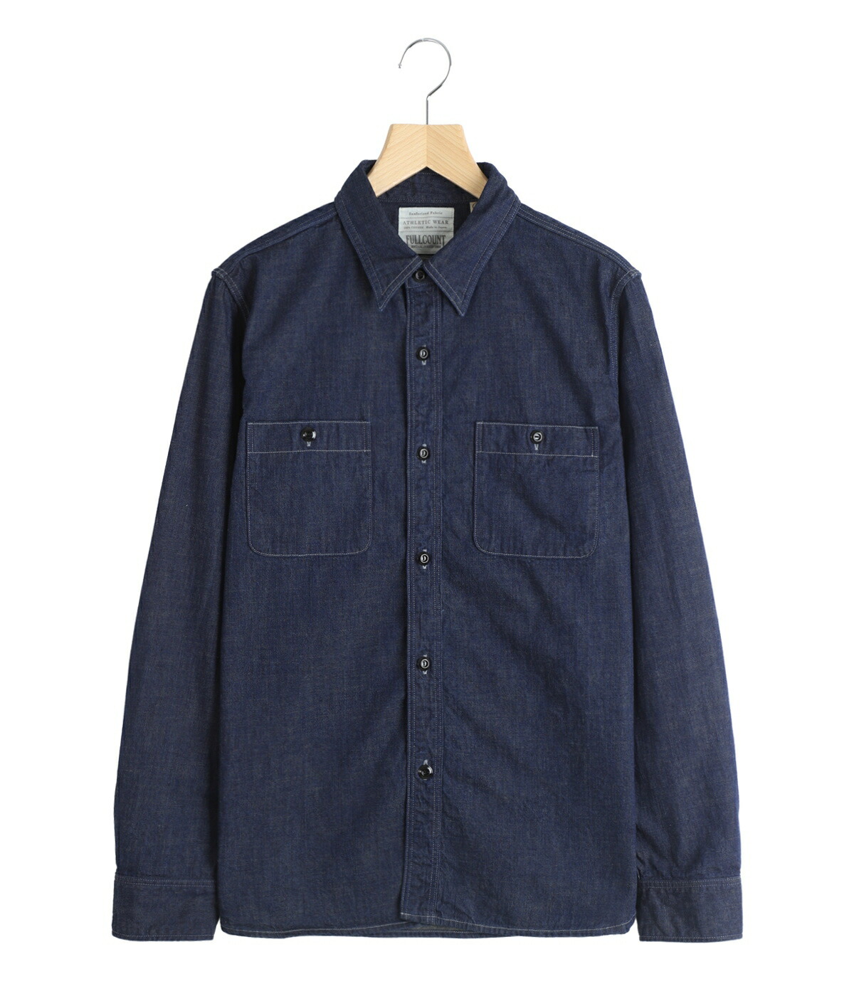 FULL COUNT / フルカウント ： DENIM WORK SHIRTS 4890-19 : ARKnets