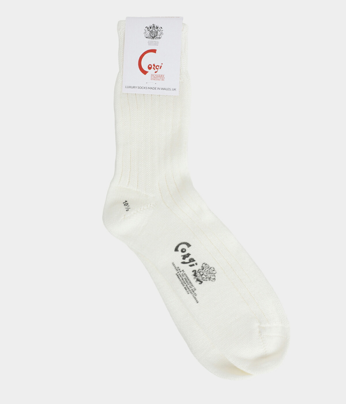 CORGI 全5 / Socks Plain Midium 別注 ： コーギー / CORGI CORGI（コーギ） コーギー　英国製　メンズ・コットンソックス３足組　英国王室御用達 レッグウェア
