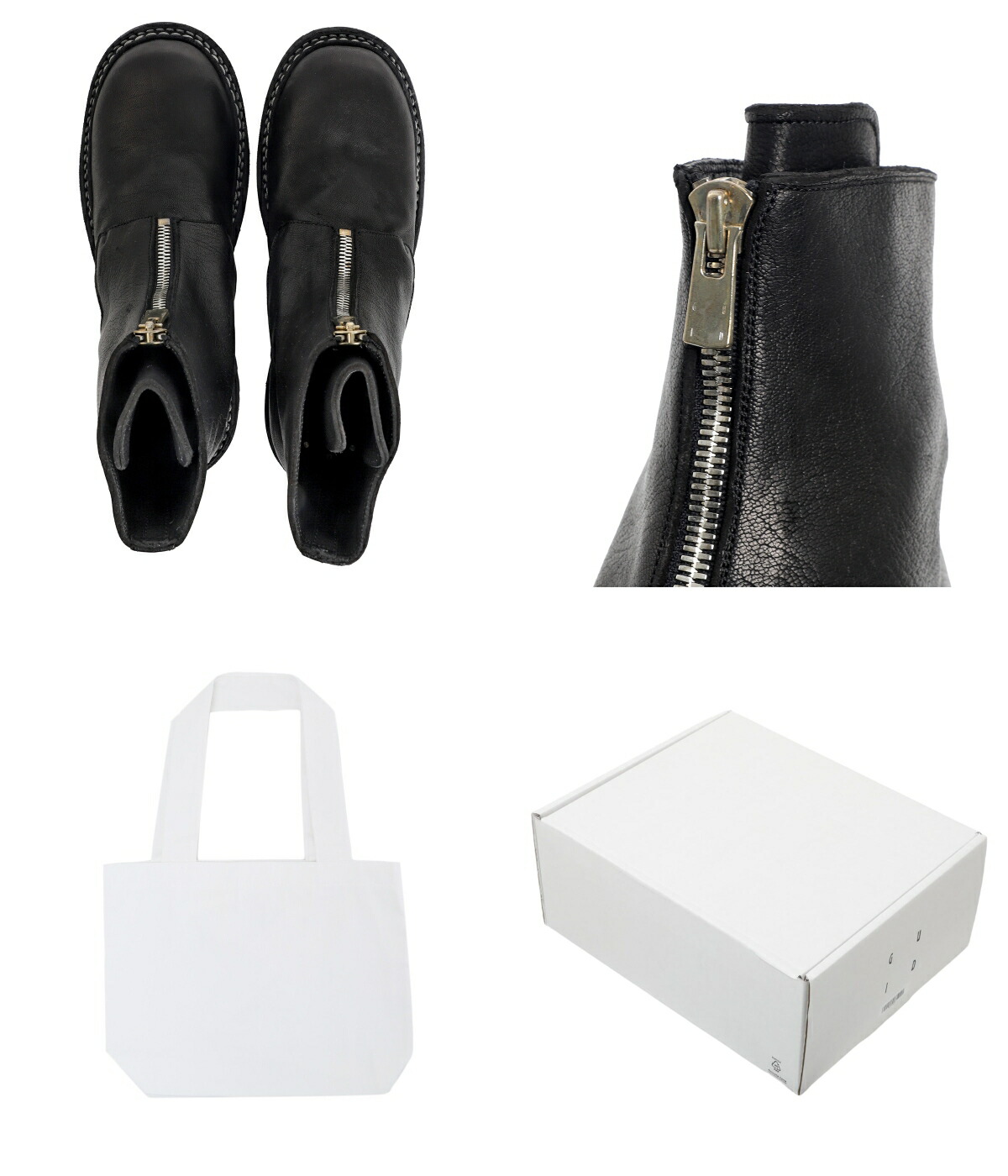 GUIDI（グイディ） ： ZIPPED BIG DADDY BOOTS ： GR05FRV-GOAT