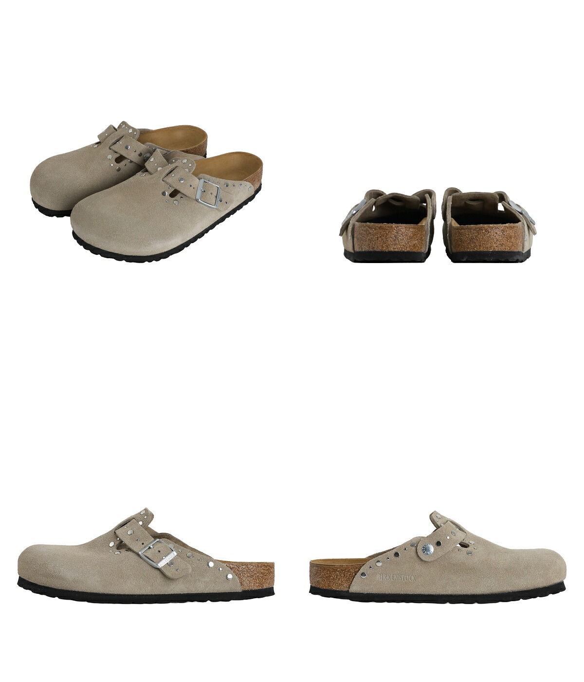 BIRKENSTOCK（ビルケンシュトック） ： Boston Rivet LEVE Taupe