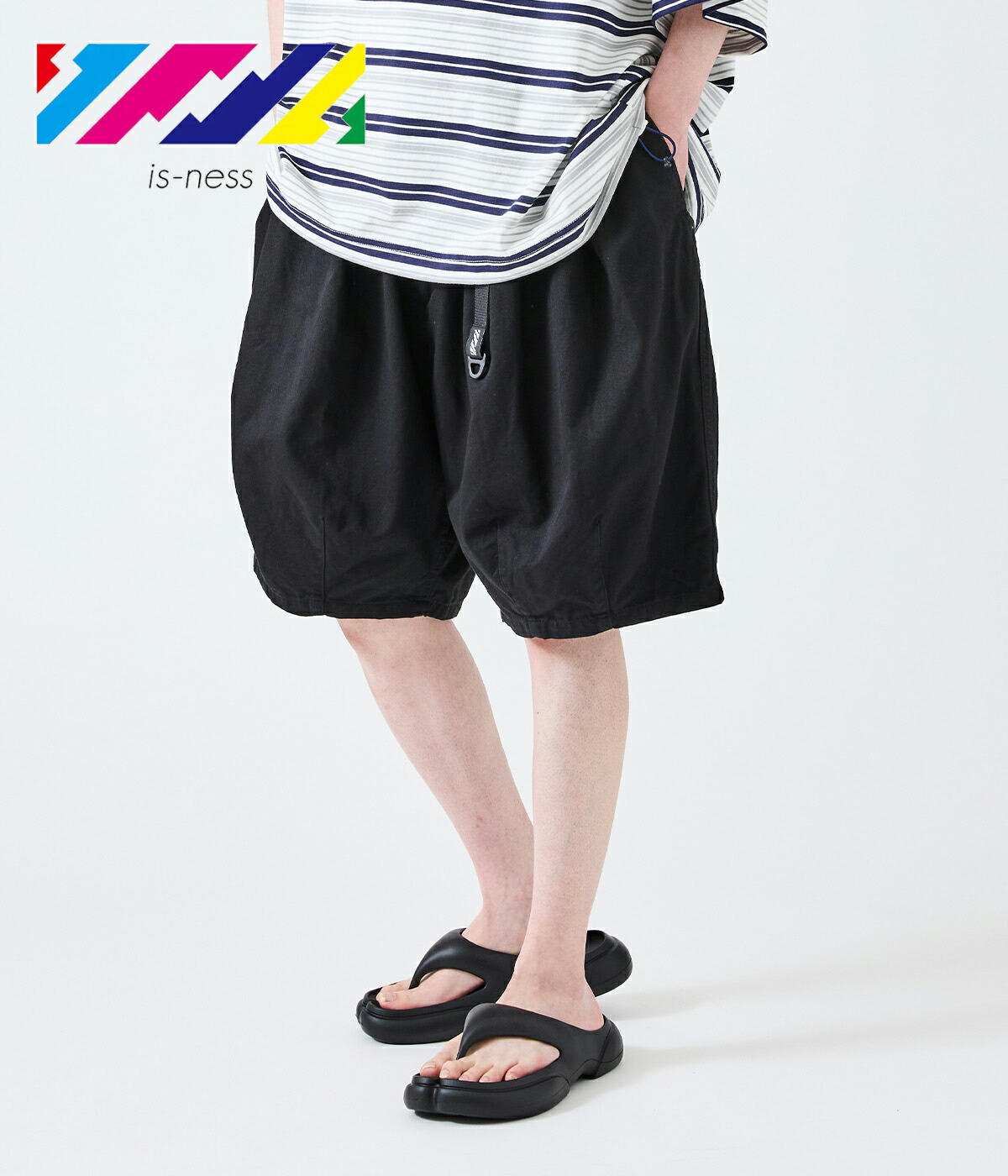 is-ness（イズネス） 【5%OFF】is-ness / イズネス ： Balloon Shorts