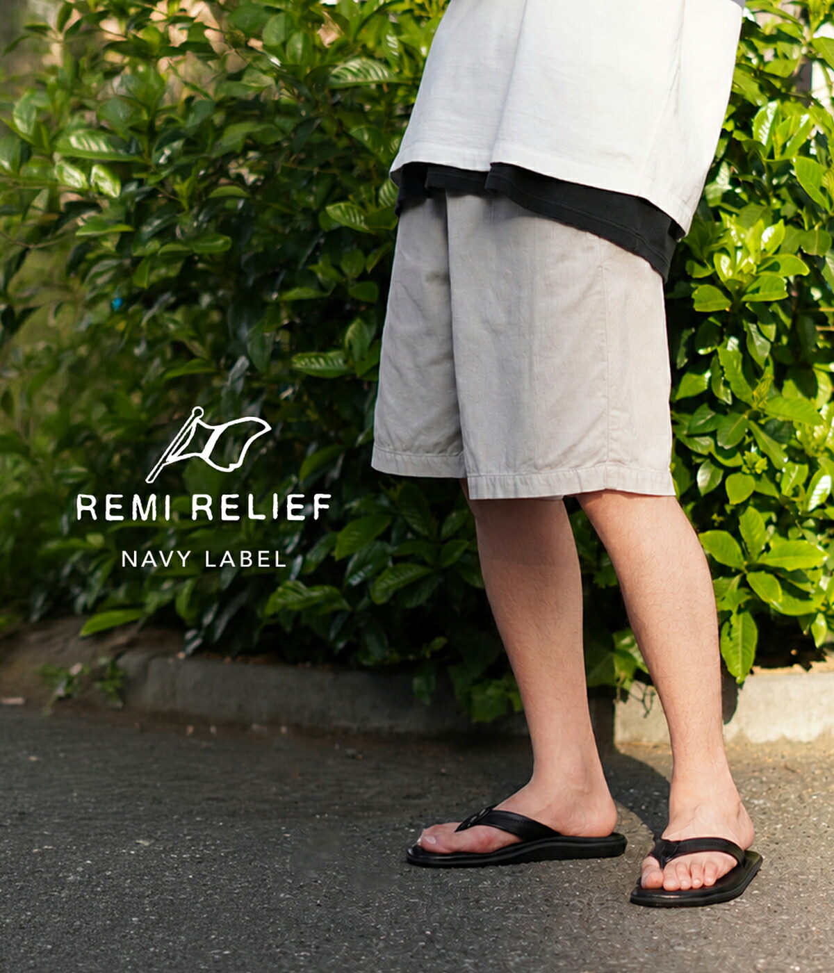 REMI RELIEF NAVY LABEL / レミレリーフ ネイビーレーベル