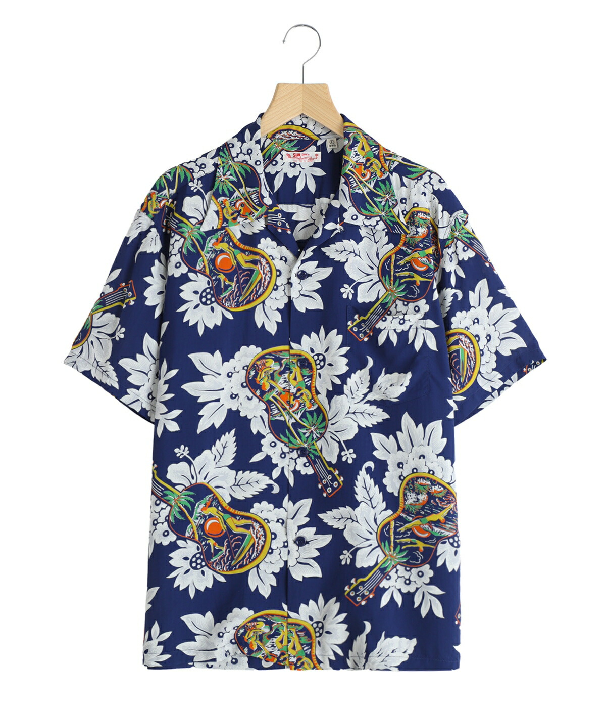 SUN SURF / サンサーフ ： “UKULELE MELODY“ S/S RAYON HAWAIIAN SHIRT
