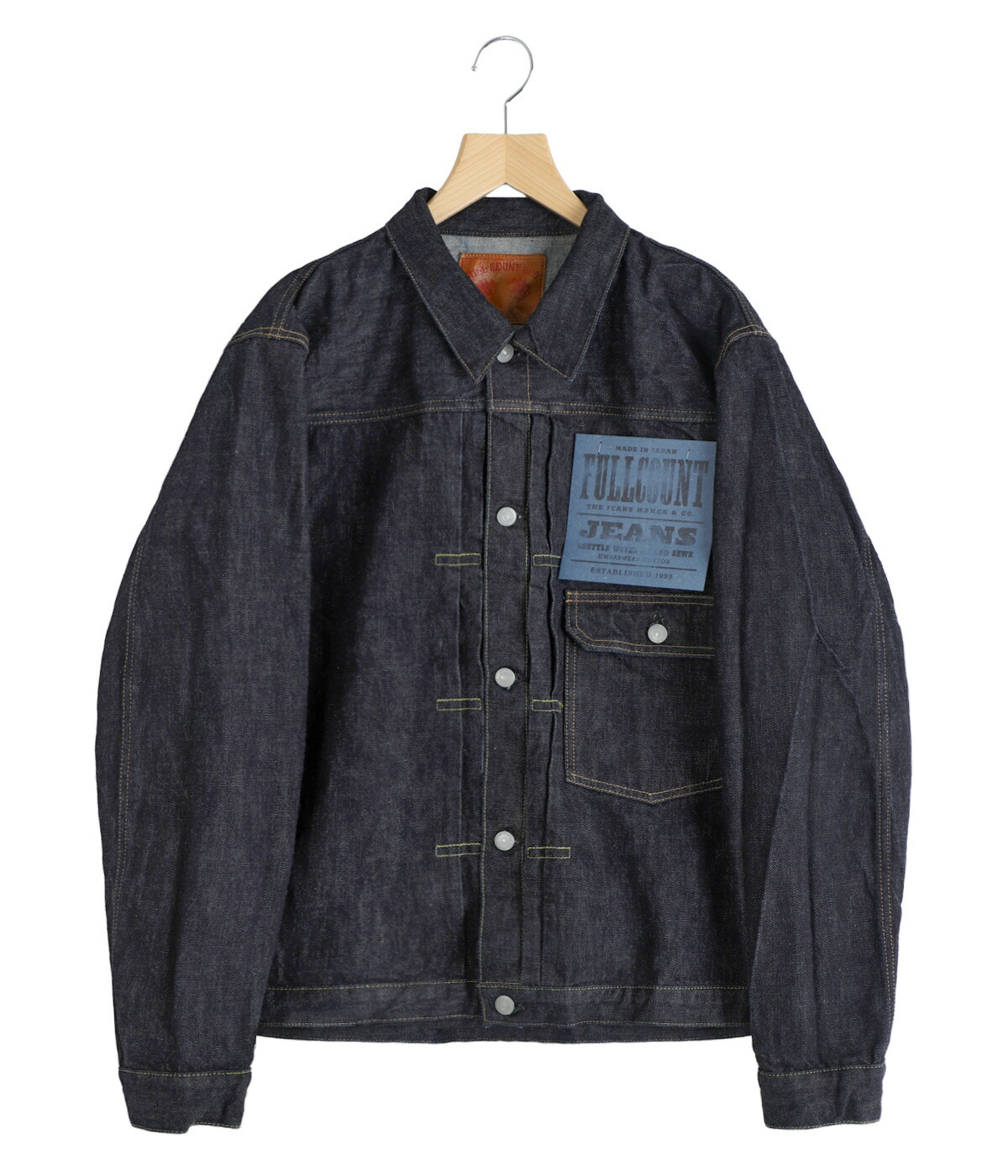 FULLCOUNT（フルカウント） ： Type1 Denim Jacket Heavy Oz