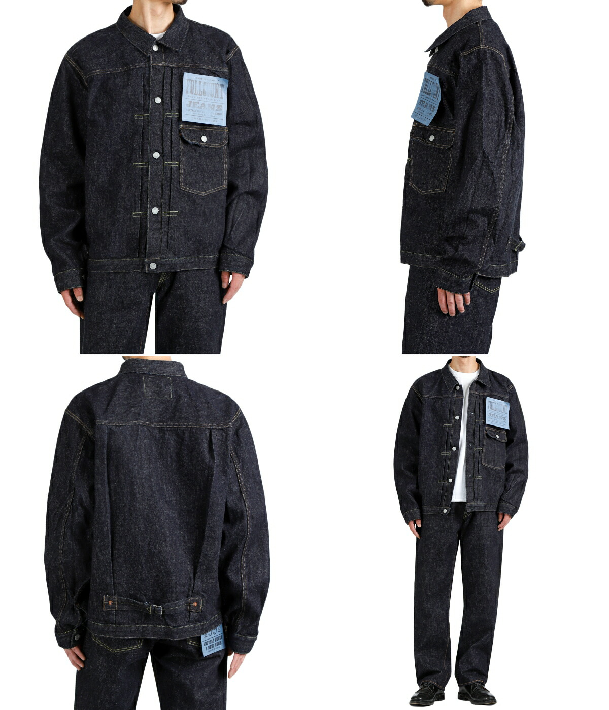 FULLCOUNT（フルカウント） ： Type1 Denim Jacket Heavy Oz
