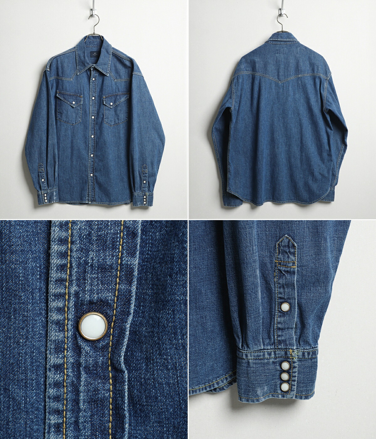 REMI RELIEF NAVY LABEL / レミレリーフ ネイビーレーベル ： デニム