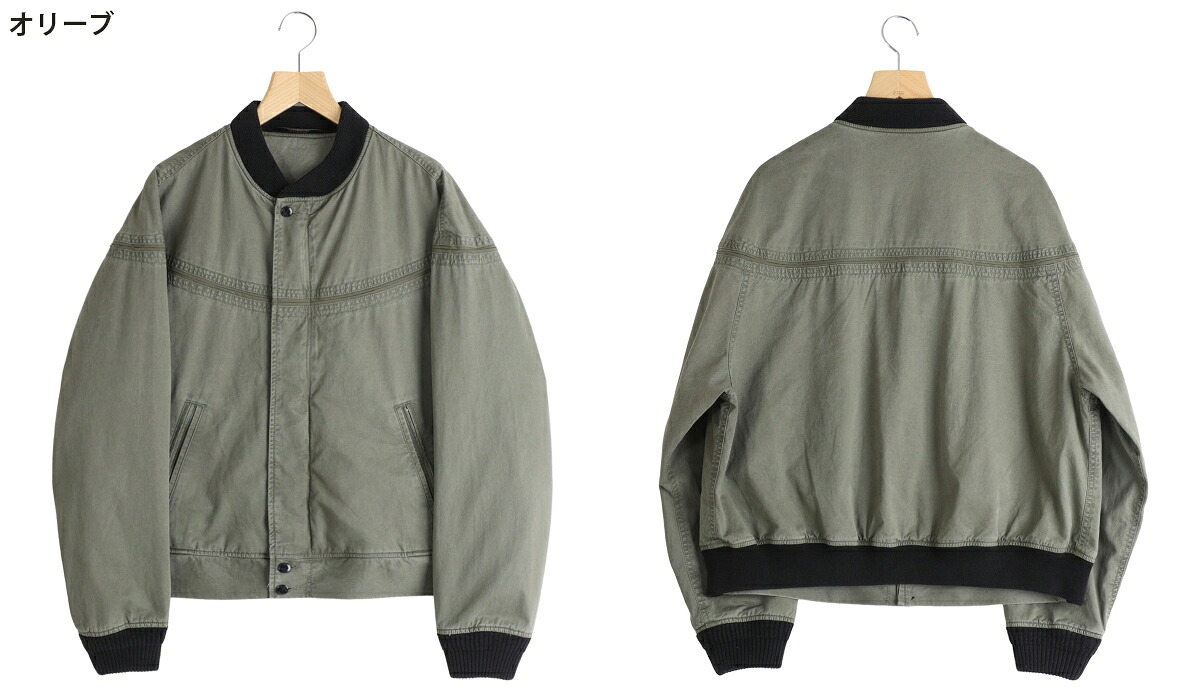 TOWNCRAFT（タウンクラフト） ： derby styled cotton jacket / 全2色