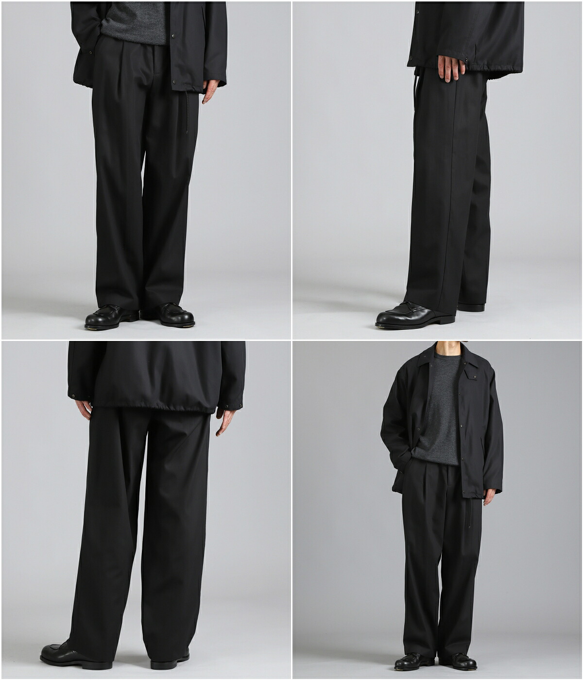 markaware（マーカウェア） ： DOUBLE PLEATED EASY TROUSERS ORGANIC