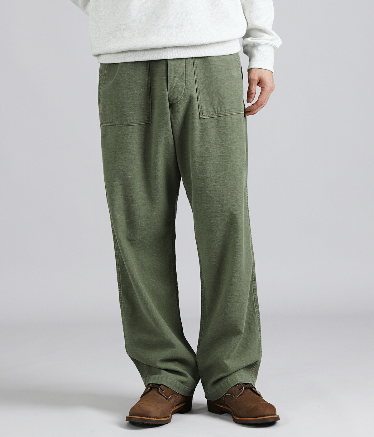 orSlow（オアスロウ） ： REAL USED WASH VINTAGE FIT FATIGUE PANTS