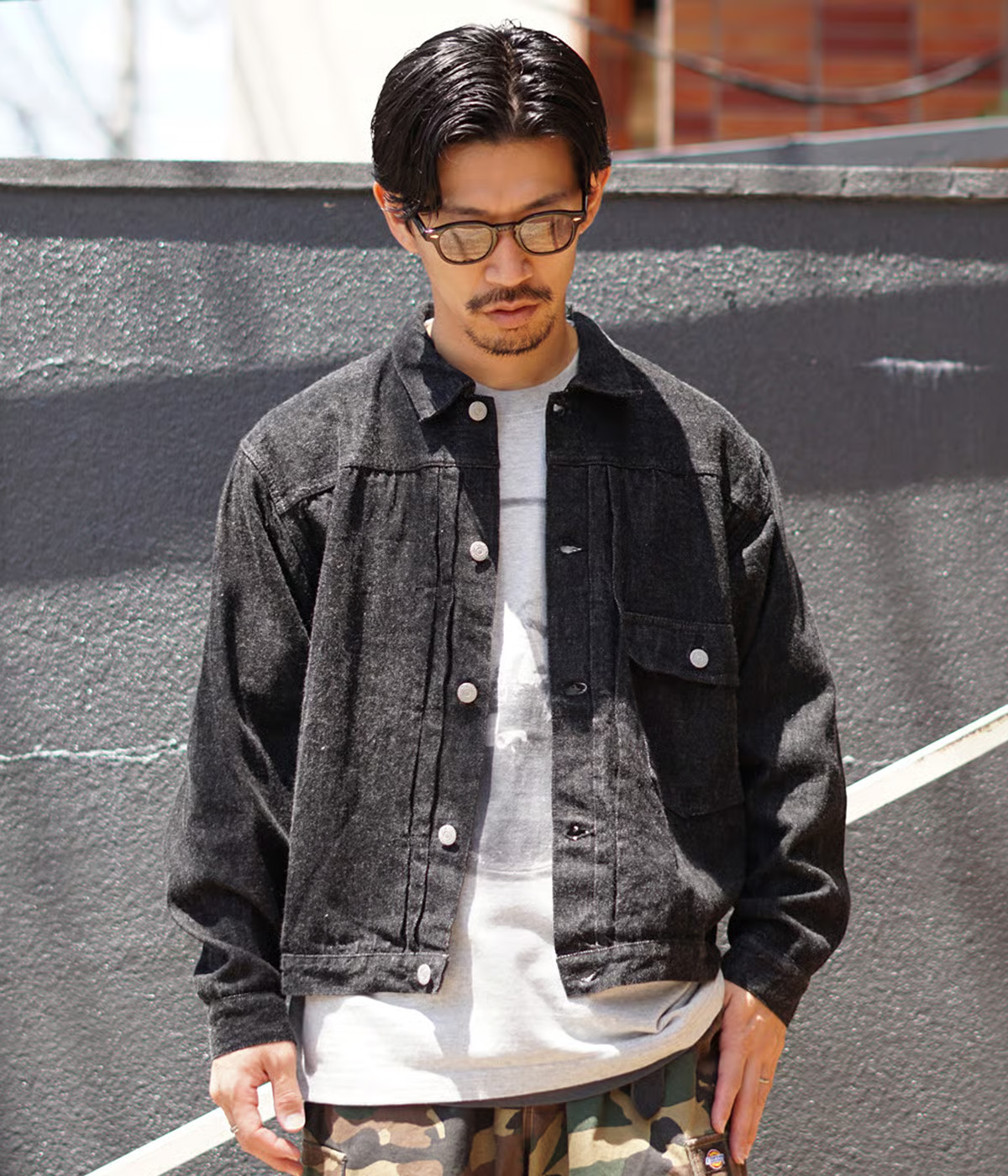 FULLCOUNT（フルカウント） ： Type 1 Black Denim Jacket (Super