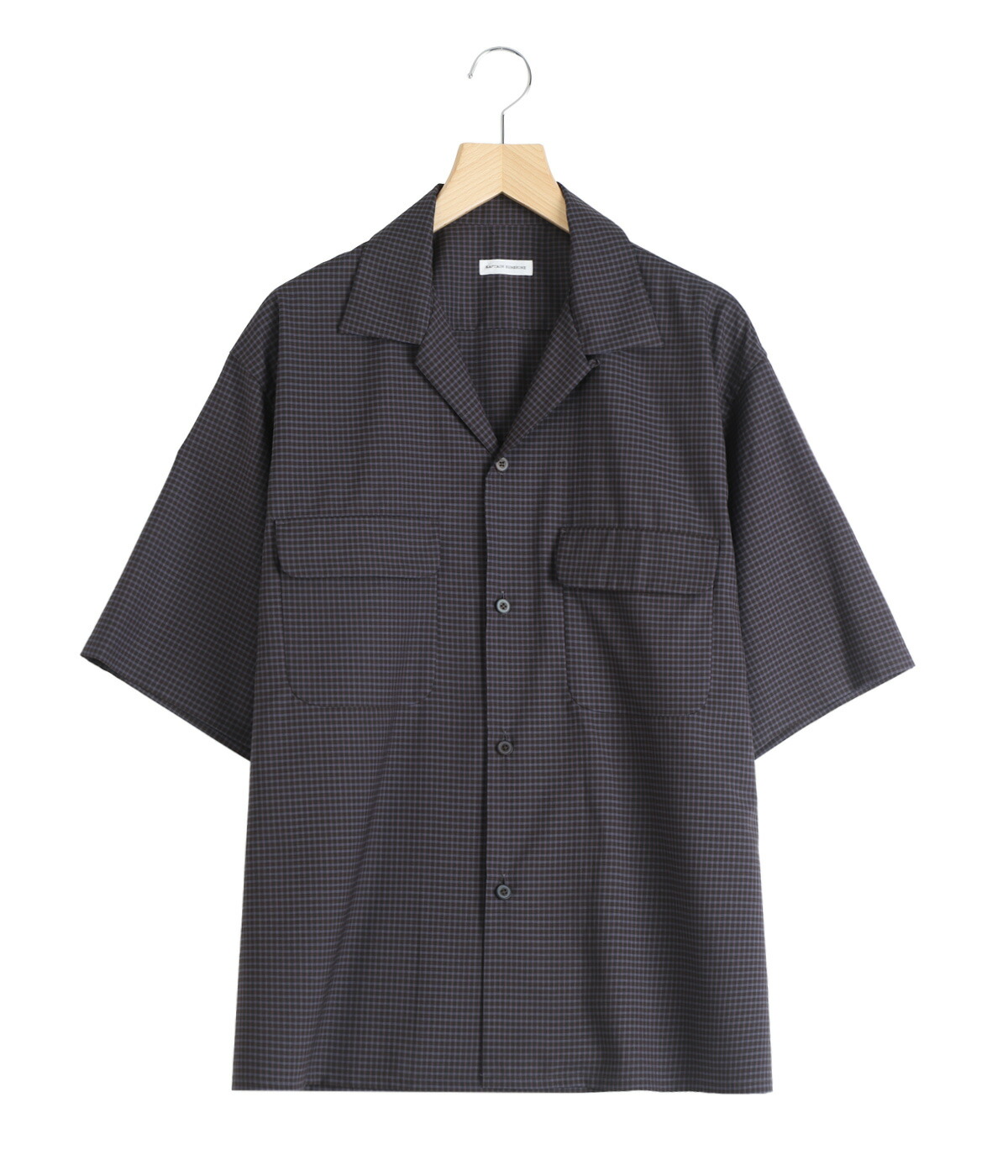 KAPTAIN SUNSHINE / キャプテンサンシャイン ： Summer Wool Open Collar SS Shirt / 全2色 ： KS26SSH02 | Kaptain Sunshine | 01